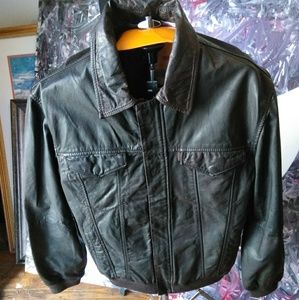 Levi's Leather James Dean Bomber Jacket NWT